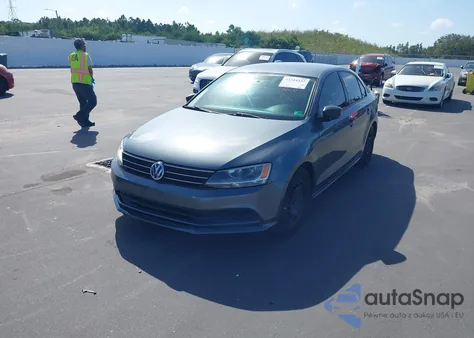 2015 Volkswagen Jetta 2.0L S from USA, damaged, VIN 3VW2K7AJ5FM303359